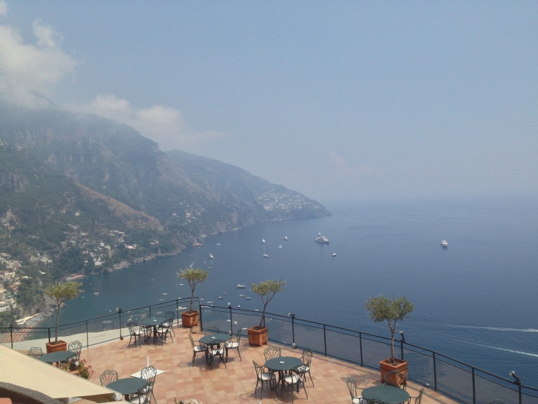 A view from the Amalfi coastline