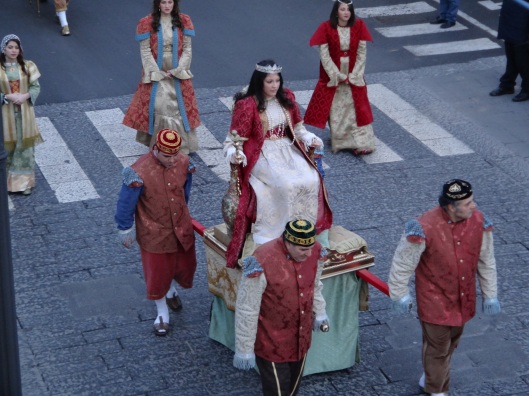 The Procession during the Three Kings festivities at the Piazetta of Vico  