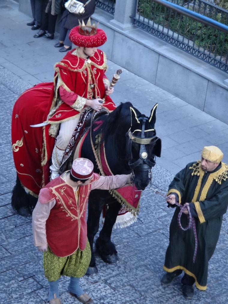 The procession during the Festivities of the Three Kings at Vico Equense